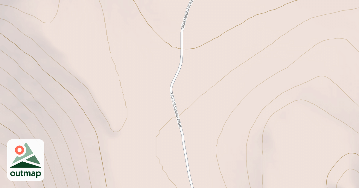 Map of Table Mountain Sled Trail