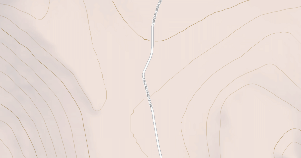 Map preview of Table Mountain Sled Trail
