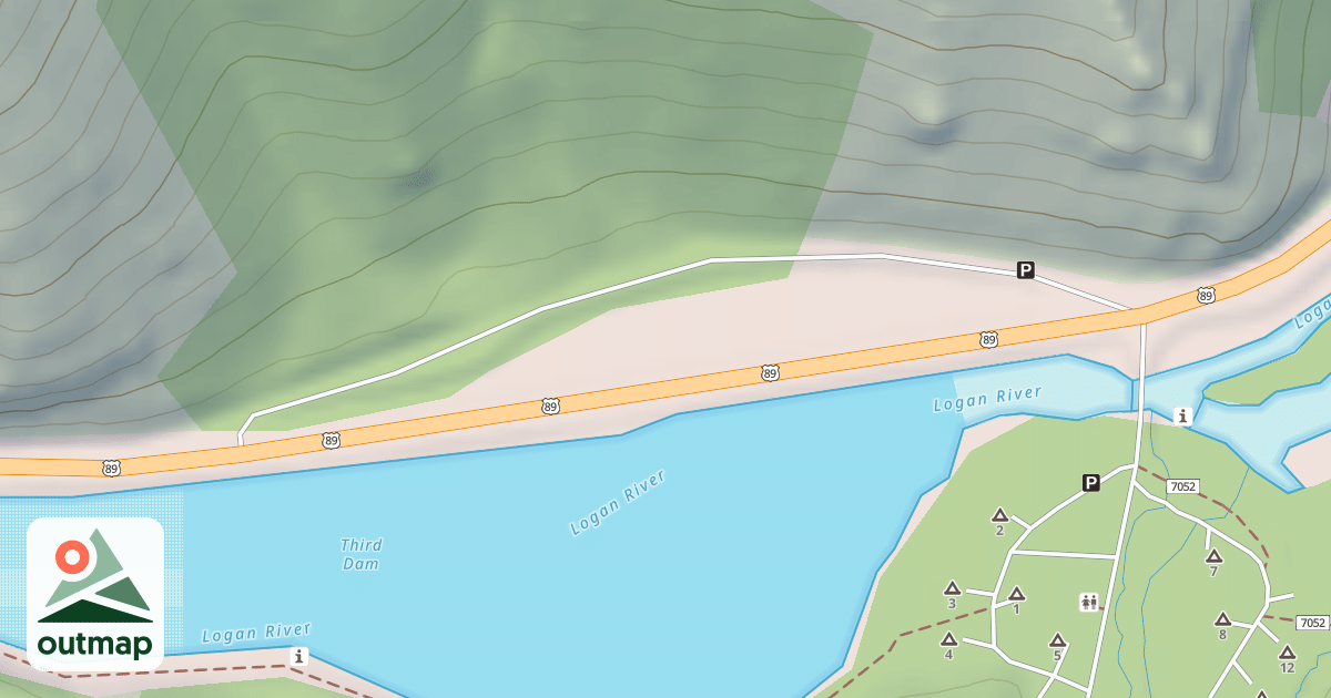 Map of OLD HIGHWAY