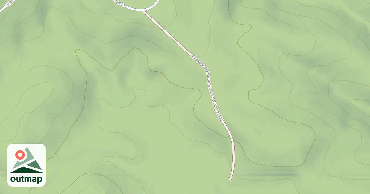 Map of USFS Motor Vehicle Use Map Roads {2E5A9D0B-797A-4B9C-9604-422E2459804F}