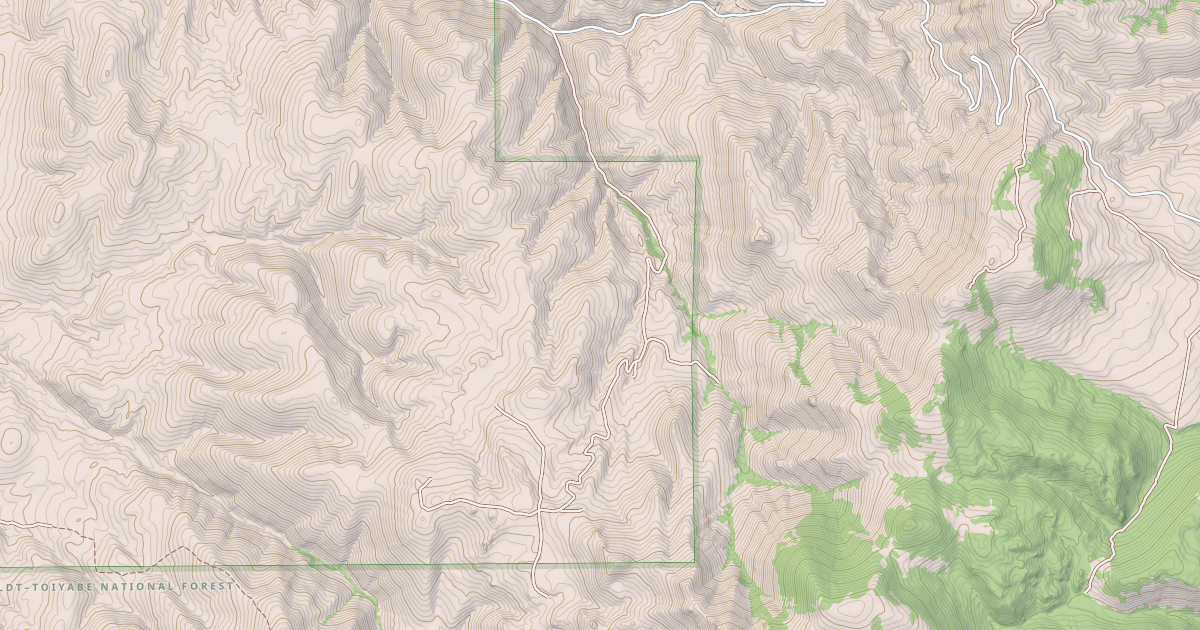 Map preview of SOUTH FORK CANYON CREEK