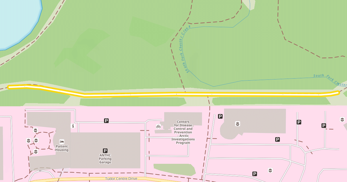 Map preview of Chester Creek Connector