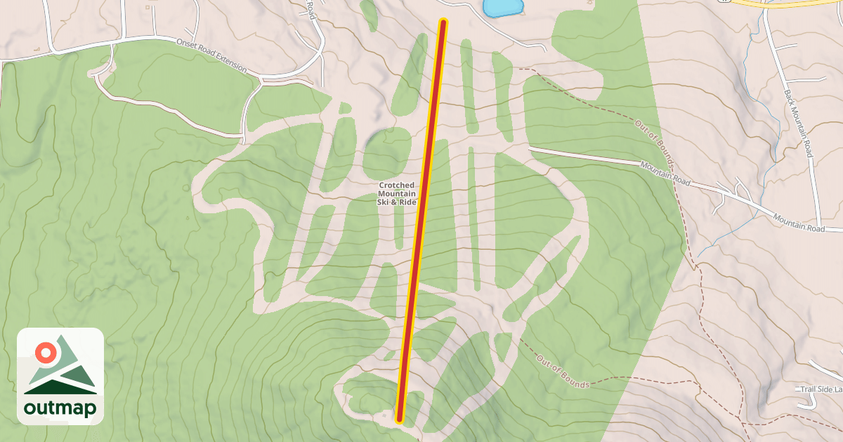 Map of Crotched Rocket