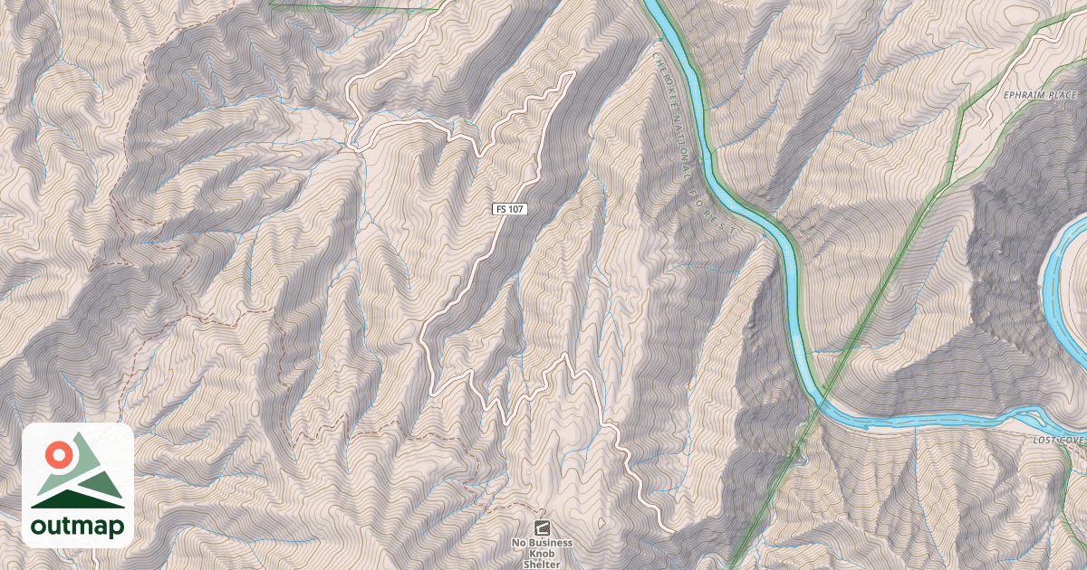 Map of UNAKA SPRINGS