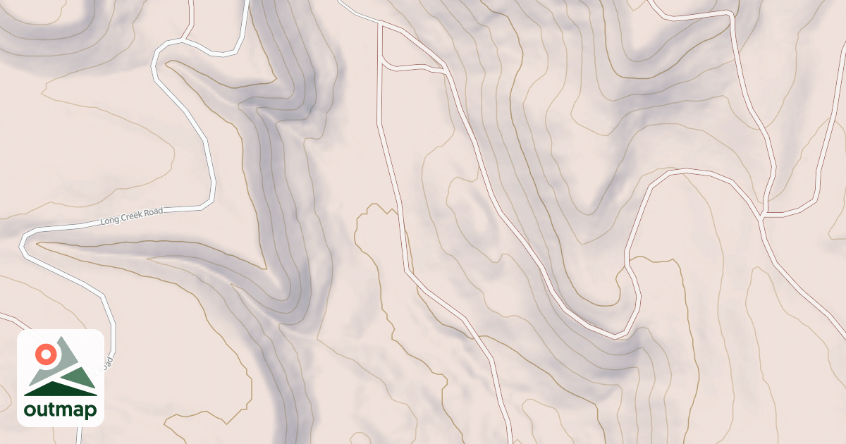 Map of POOR FARM ROAD