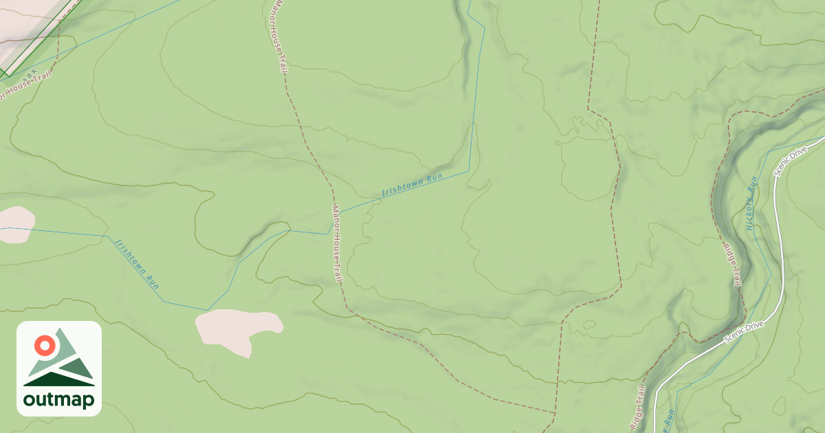 Map of Hickory Run State Park Trails