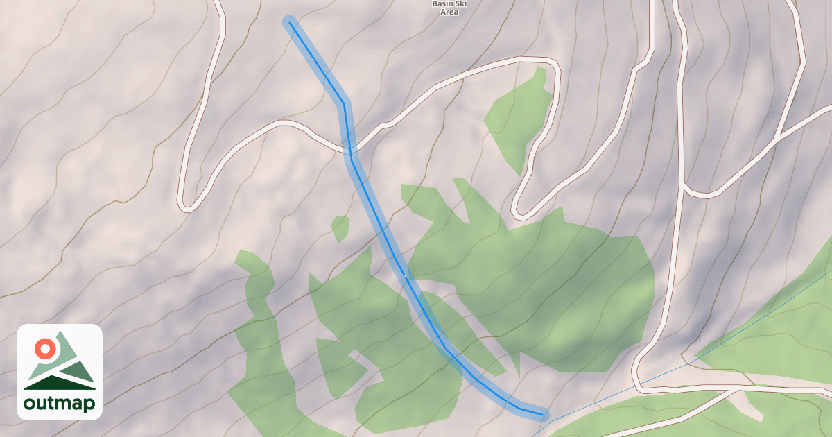 Map of North Chutes