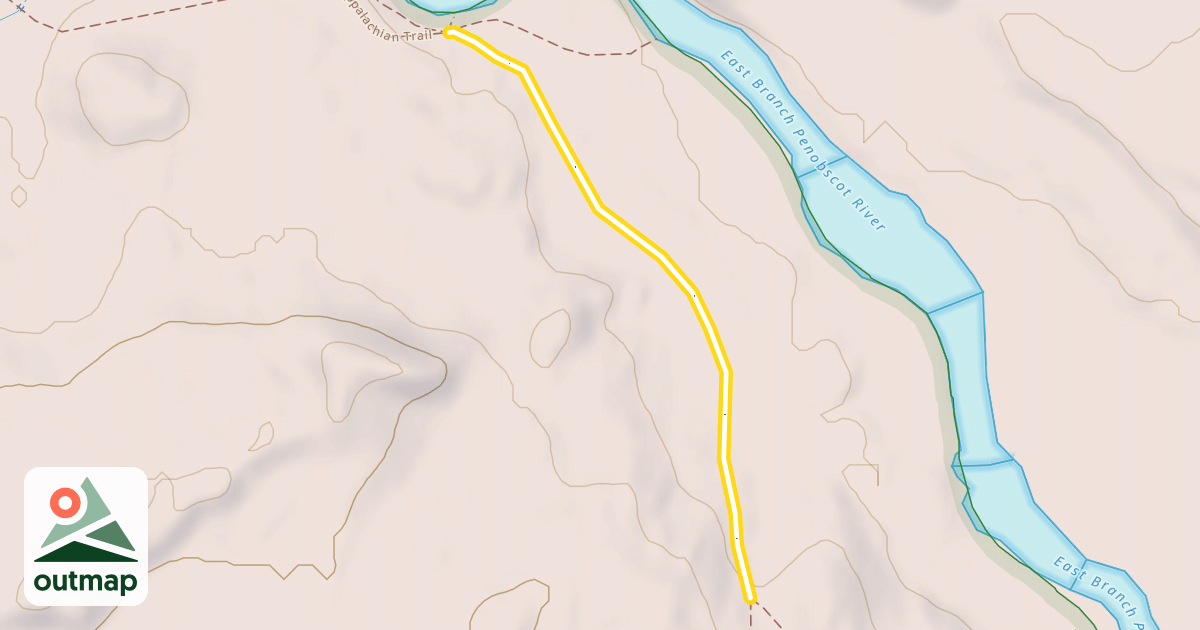 Map of International Appalachian Trail