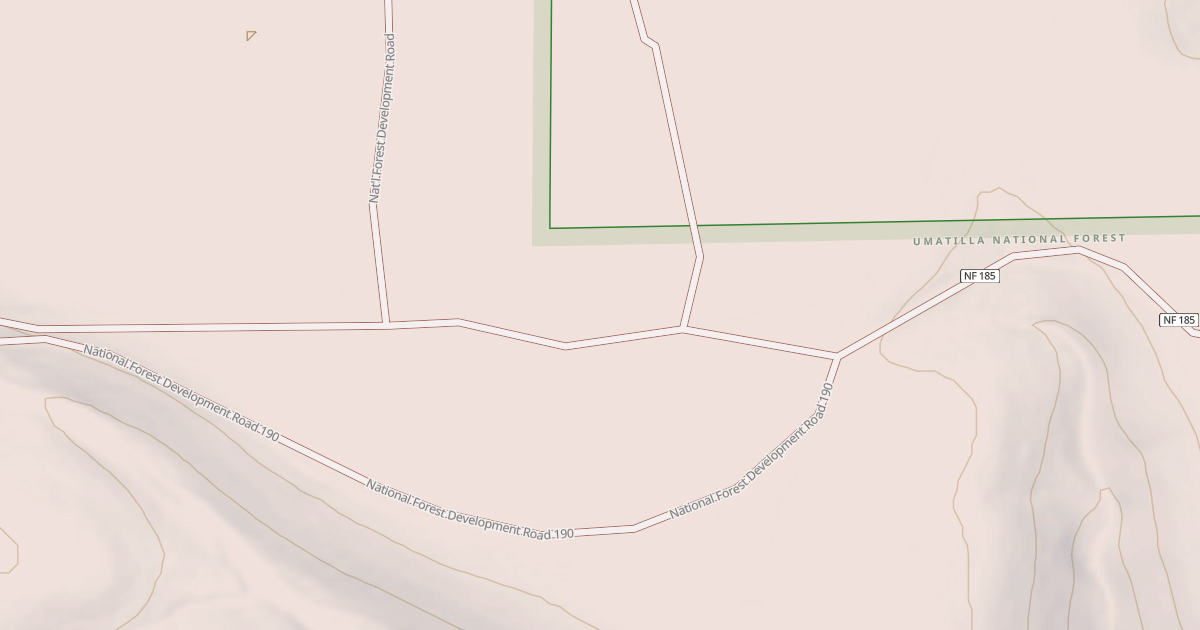 Map preview of USFS National Forest System Roads {91D0995E-69CF-4A07-858B-96FF46F8C10F}