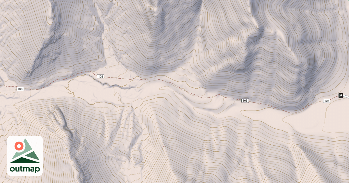Map of ROUTE CREEK PASS