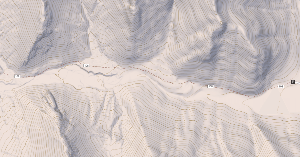 Map preview of ROUTE CREEK PASS
