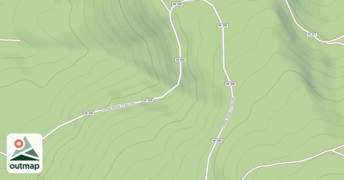 Map of USFS Motor Vehicle Use Map Roads {00B4A68E-DAD2-4468-AF6A-9C2F9A51A2DA}