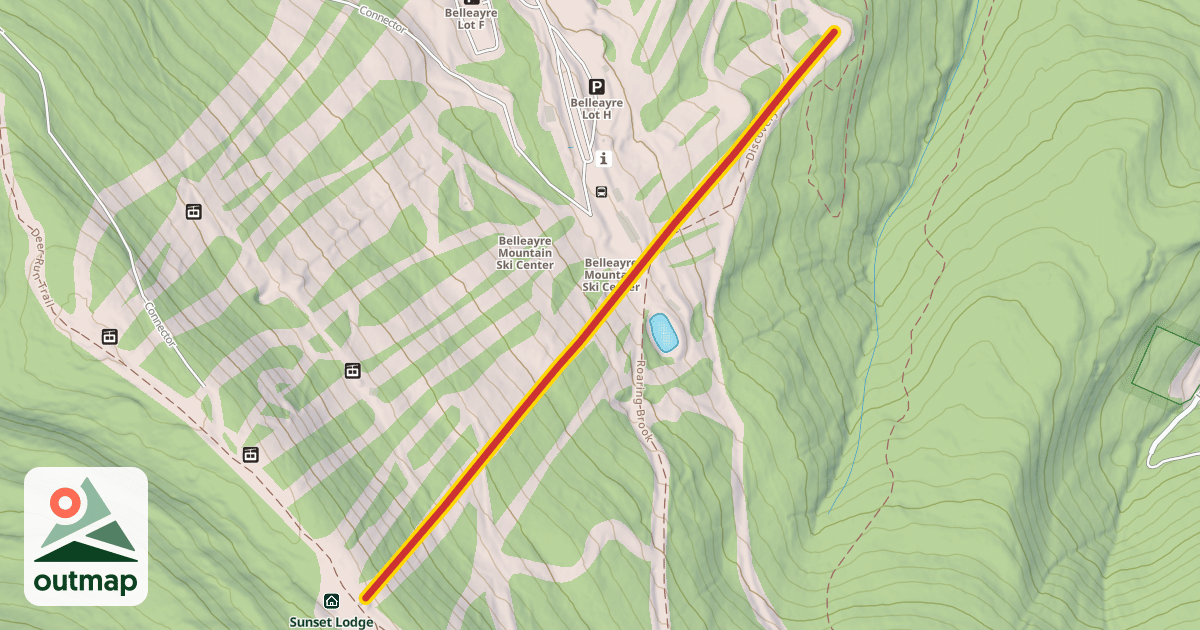 Map of Belleayre Express
