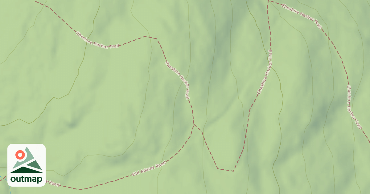 Map of Cheshire Harbor Trail
