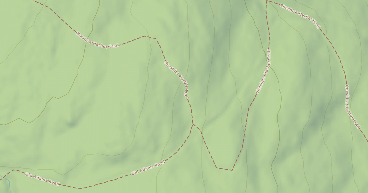 Map preview of Cheshire Harbor Trail