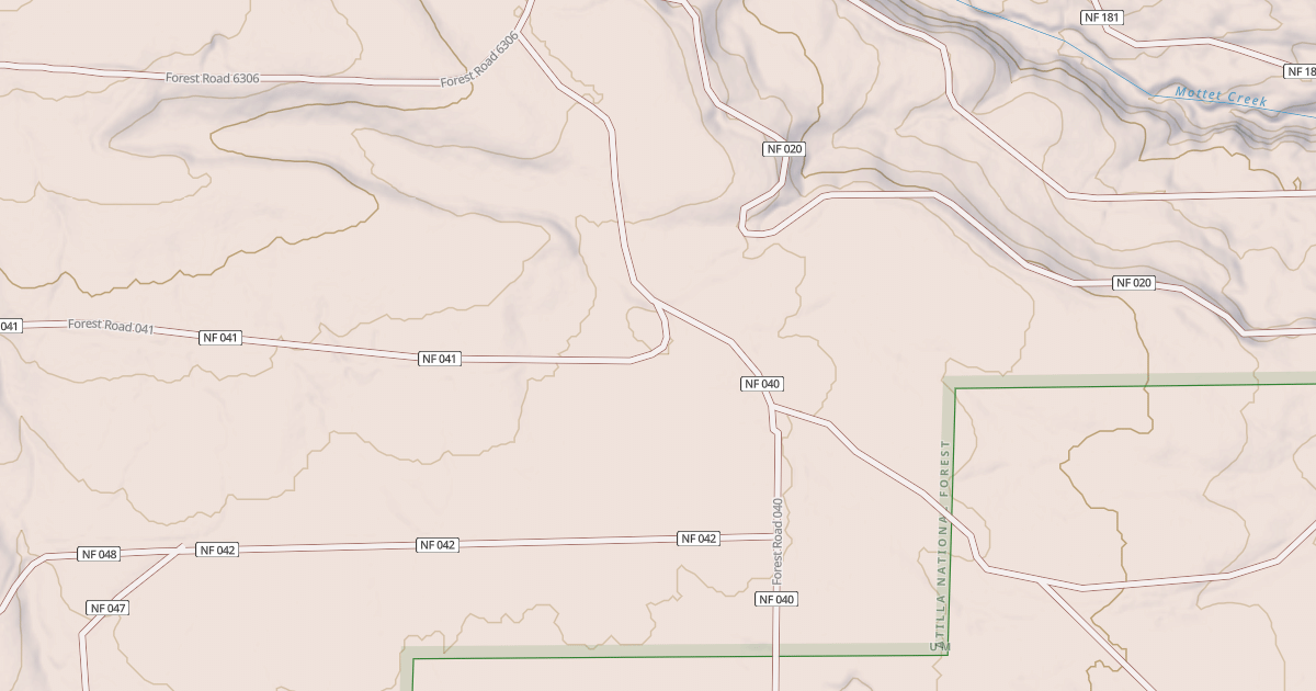 Map preview of USFS National Forest System Roads {C5C4BE20-9975-4B31-9AB3-DC728D30499A}
