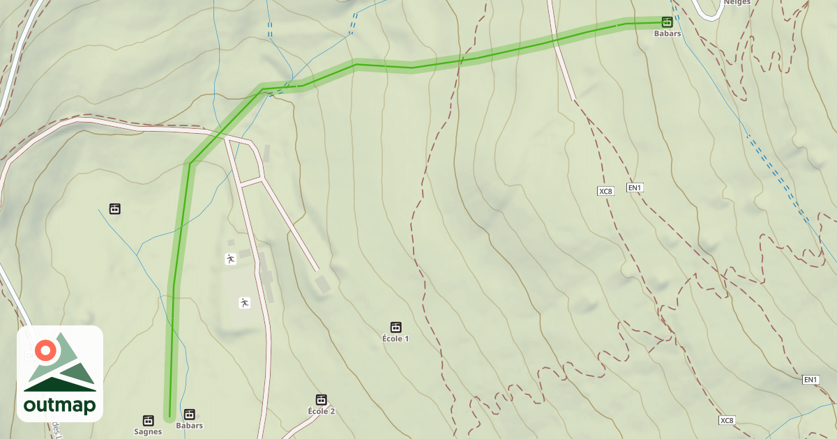 Map of Piste de Bob