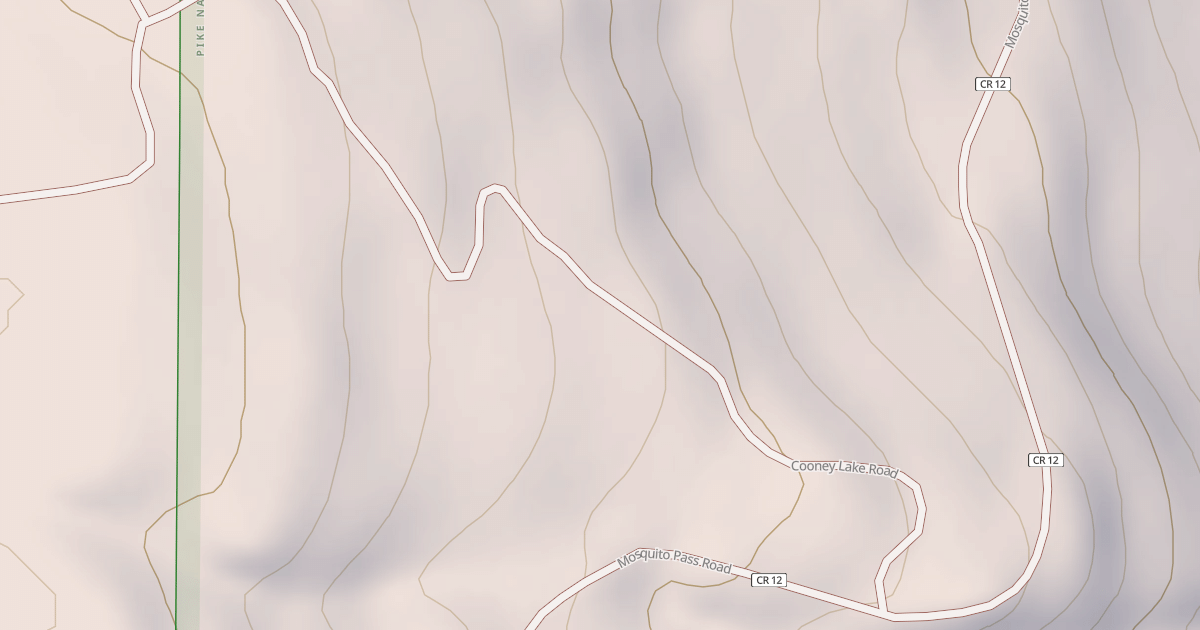 Map preview of COONEY LAKE