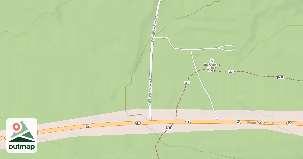 Map of Bald Eagle State Forest Snowmobile Trails