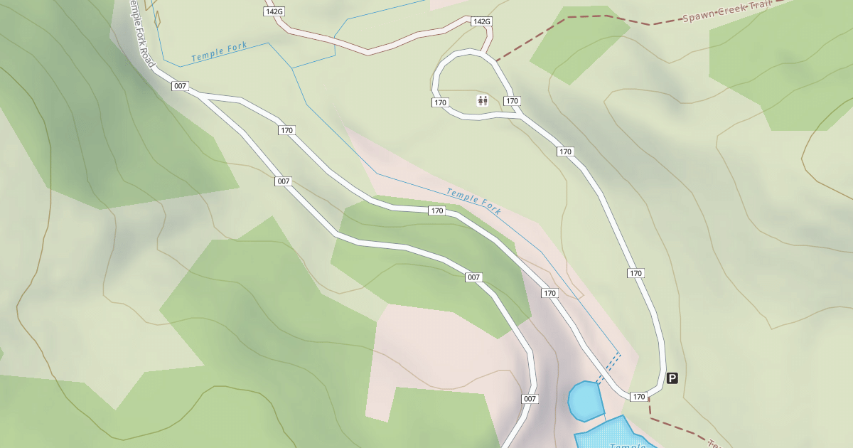 Map preview of SPAWN CREEK T.H.