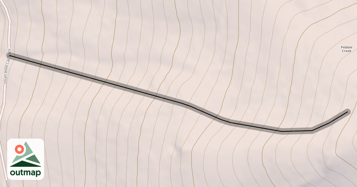 Map of Sun Bowl Cornice