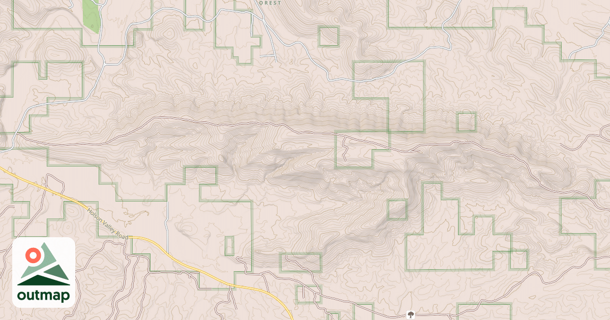 Map of BLUE MOUNTAIN