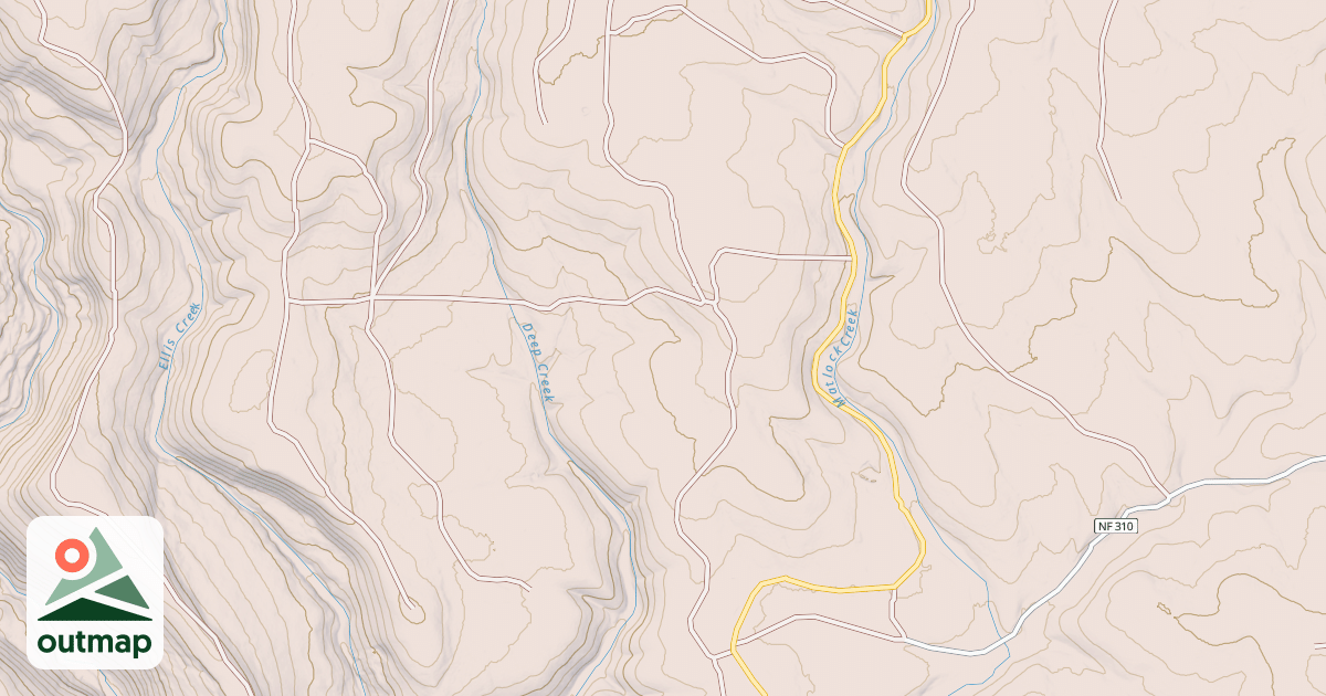 Map of USFS National Forest System Roads {9ADC784F-4FE0-463F-AC88-1D43764A1AFD}