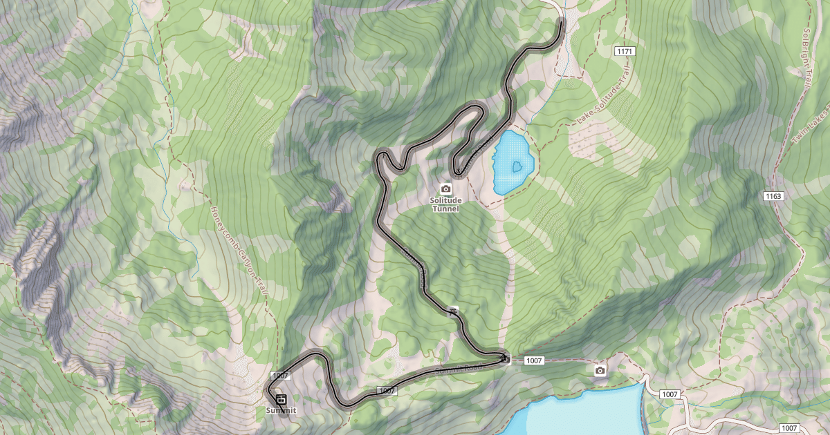 Map preview of Summit Road
