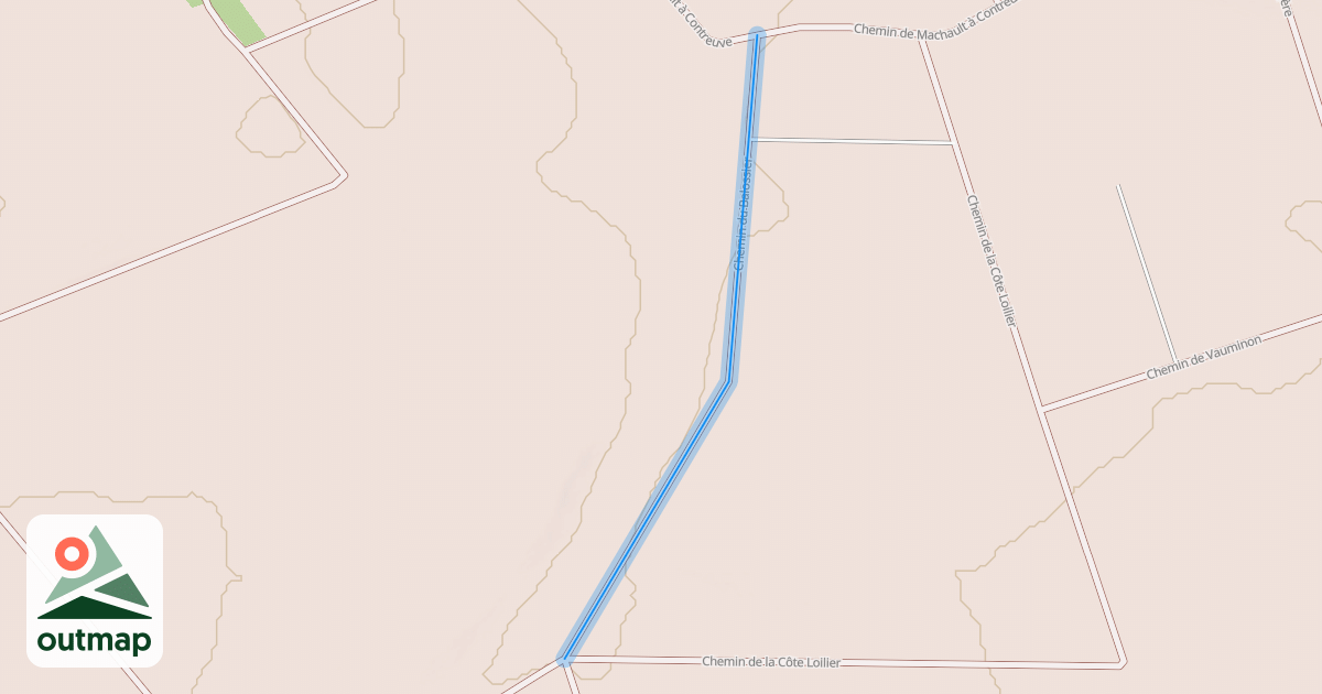 Map of Chemin du Balossier