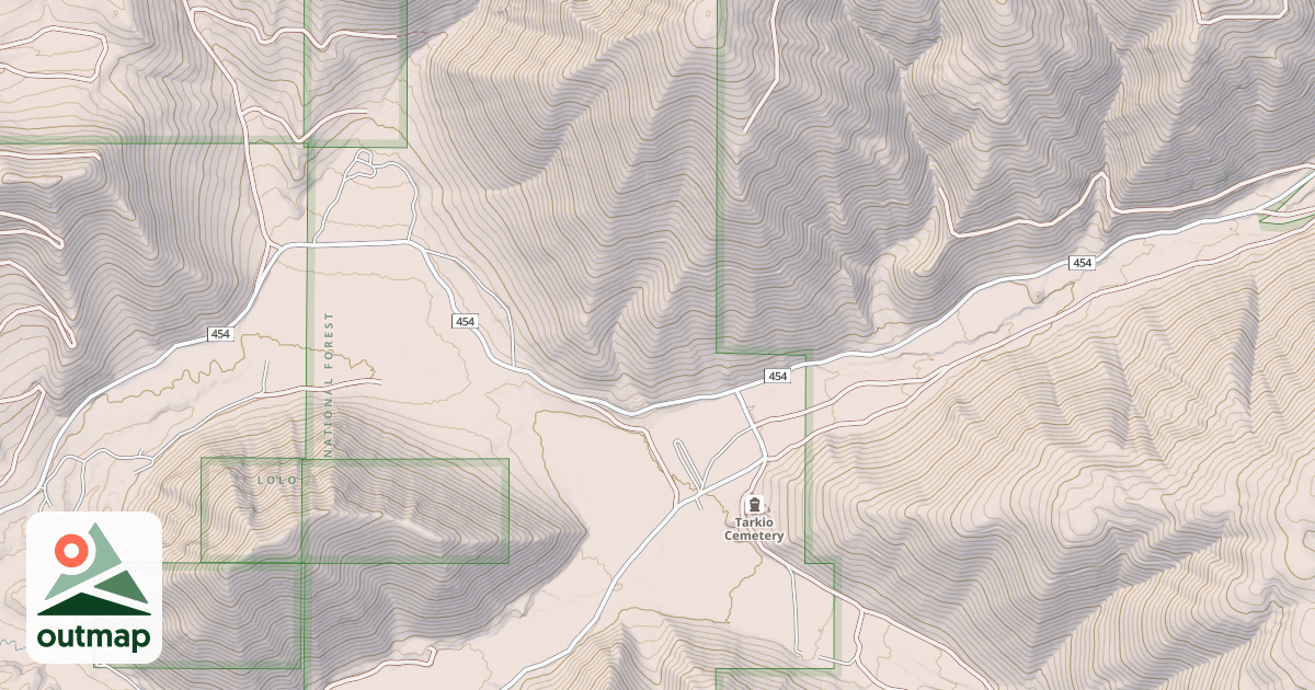 Map of NEMOTE CREEK