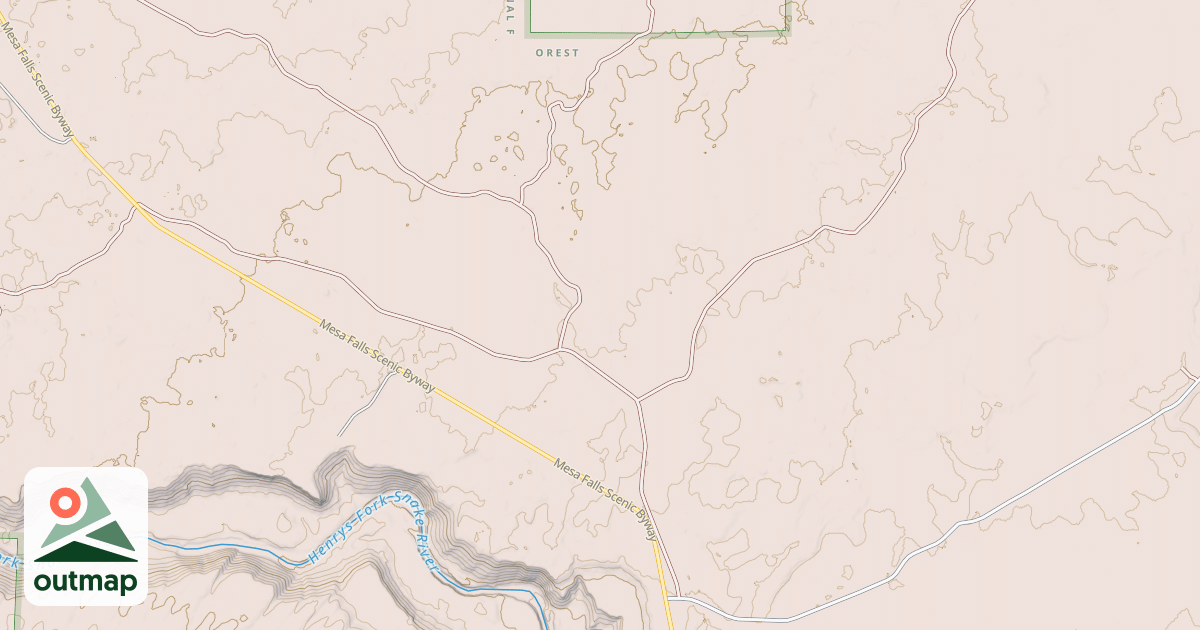 Map of SOUTH HATCHERY BUTTE SPUR 1A
