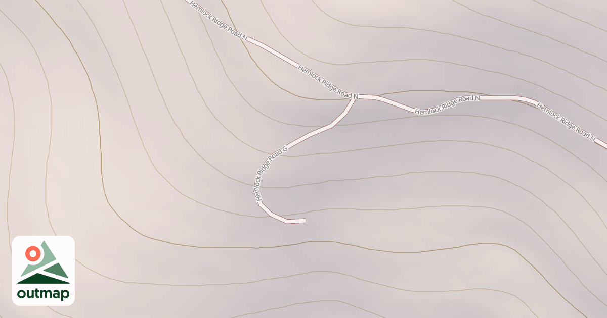 Map of HEMLOCK RIDGE G