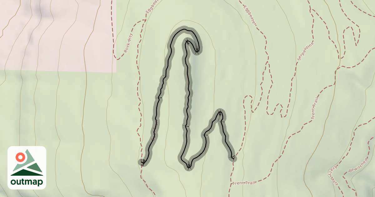 Map of Goat Trail