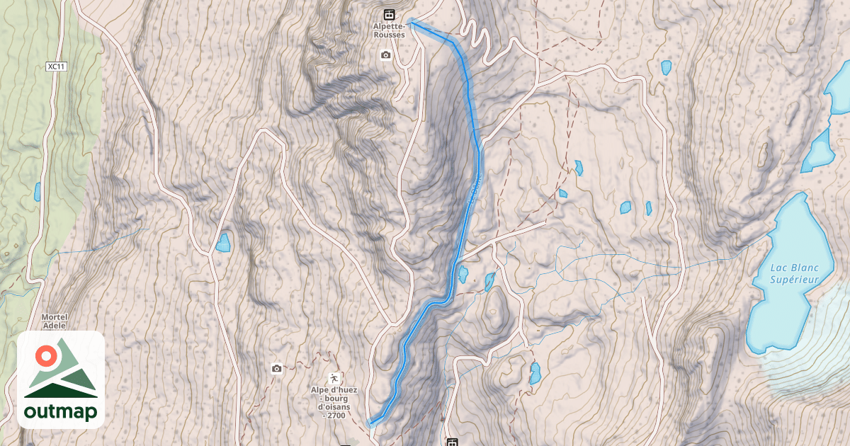 Map of Le Dôme