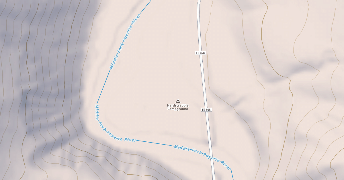 Map preview of HARDSCRABBLE CAMPGROUND