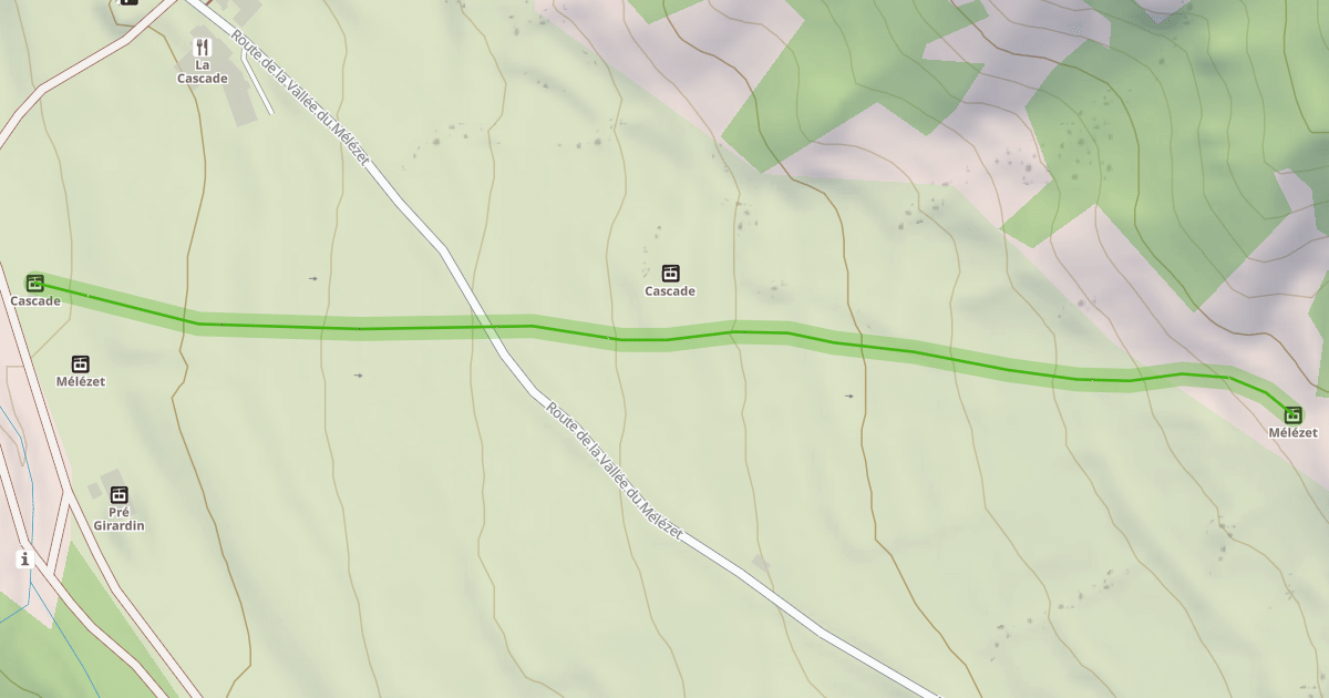 Map preview of Les Gorges