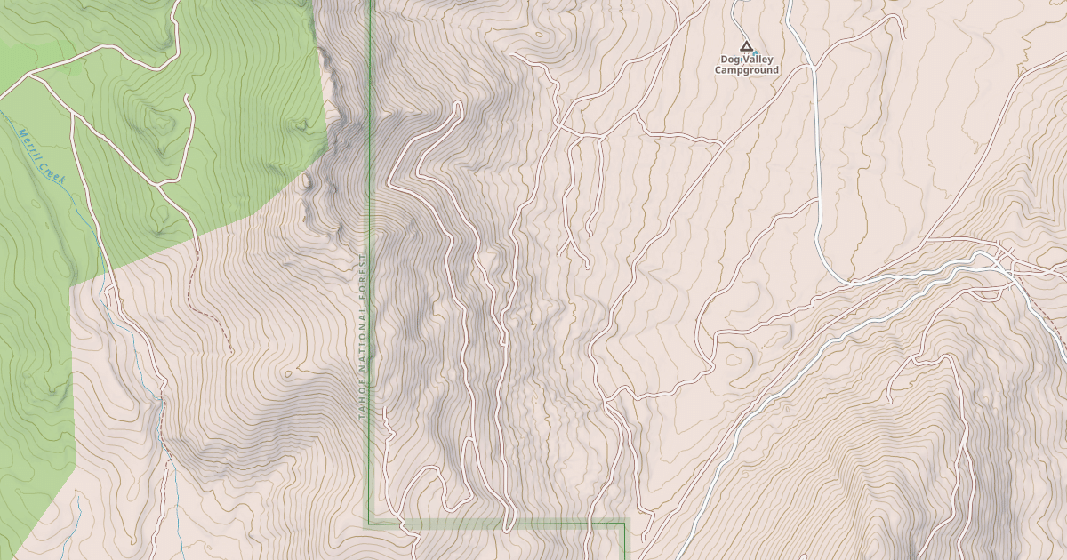 Map preview of CRYSTAL PEAK LOOP ROAD