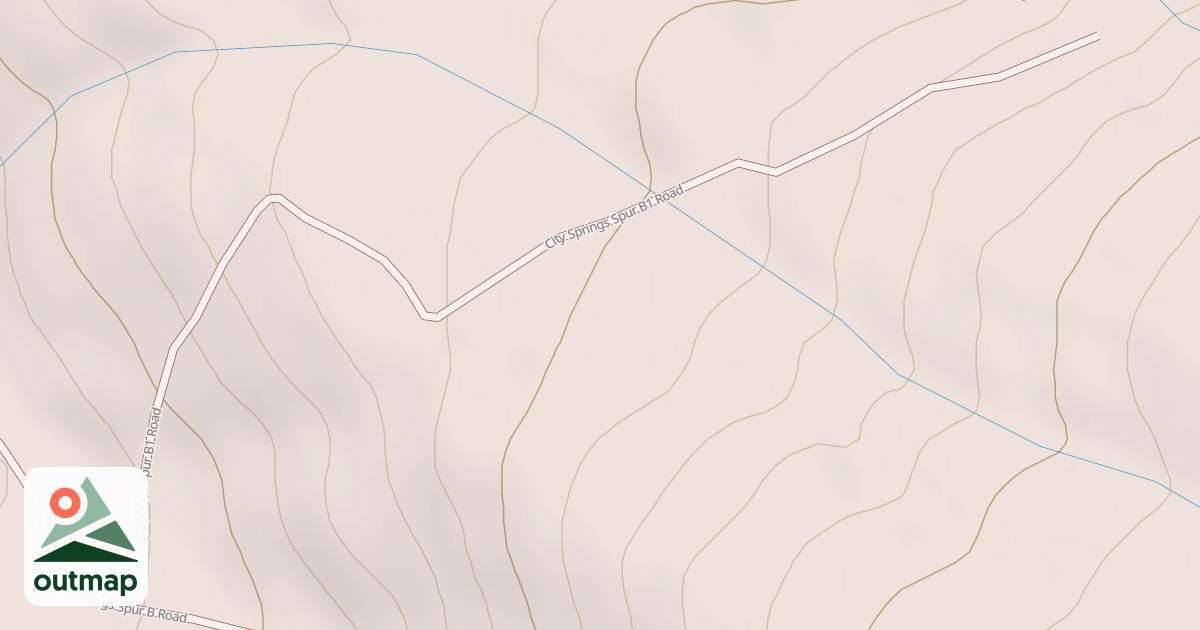 Map of CITY SPRINGS SPUR B1