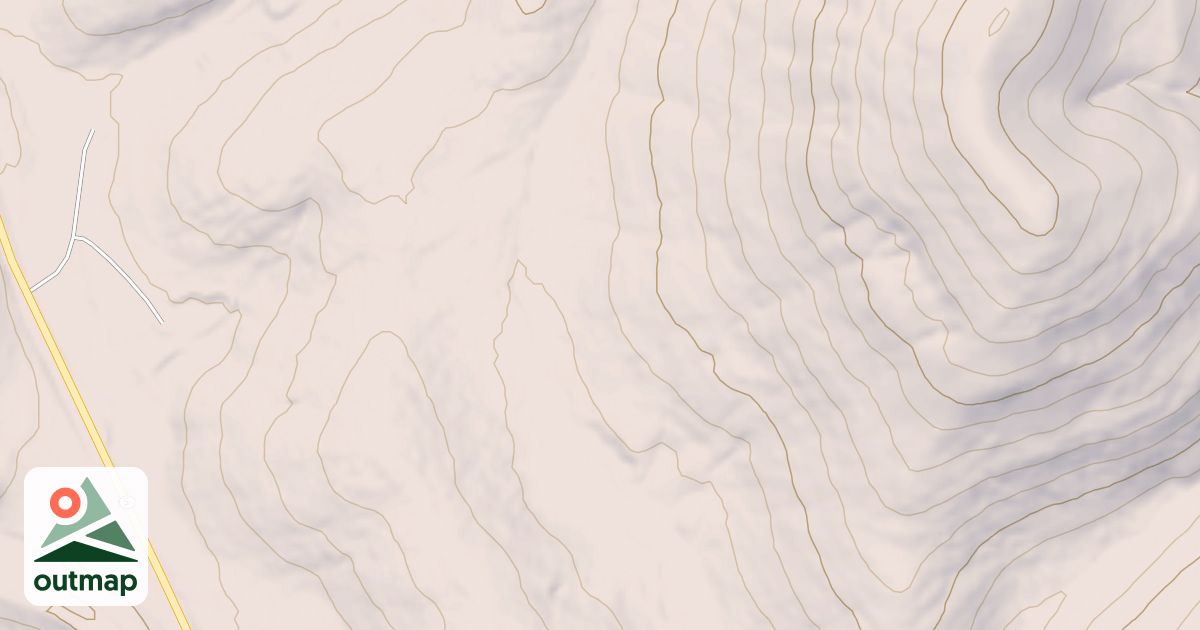 Map of FLAT HOLLOW