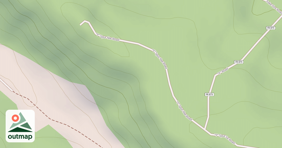 Map of "Y" SPUR NW