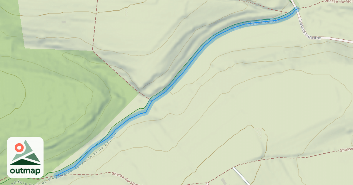 Map of Chasse des Prés