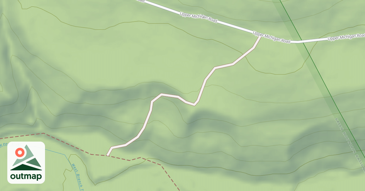 Map of Pelkey Path