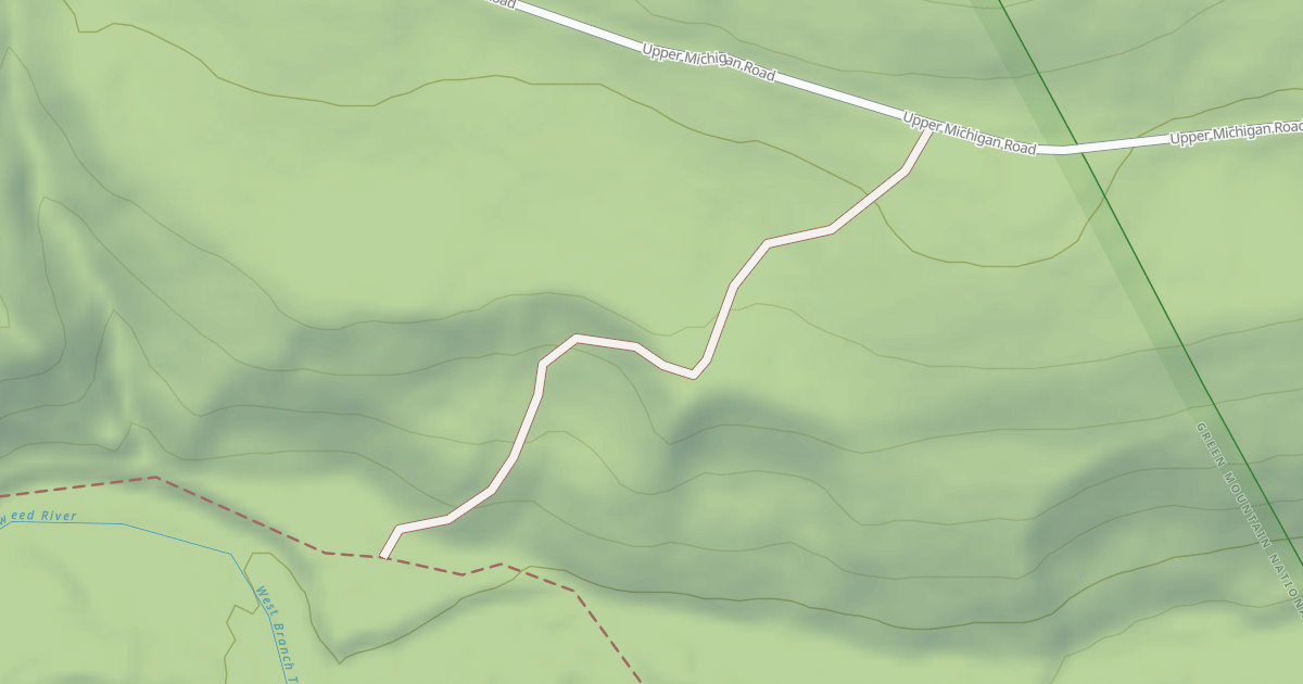 Map preview of Pelkey Path