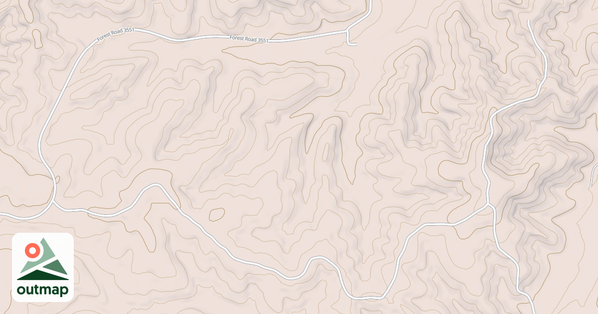 Map of HIGH RIDGE