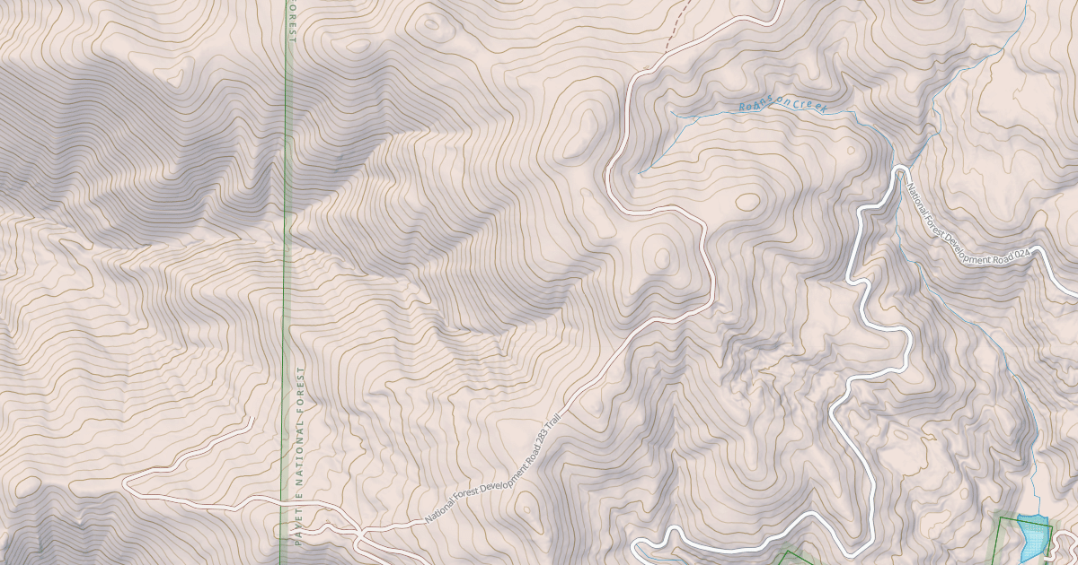 Map preview of W/F PINE CREEK