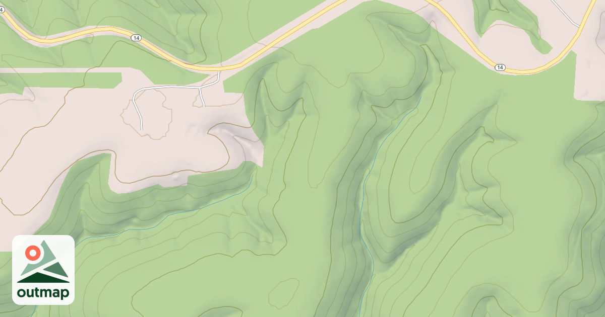 Map of TWIN BRIDGES