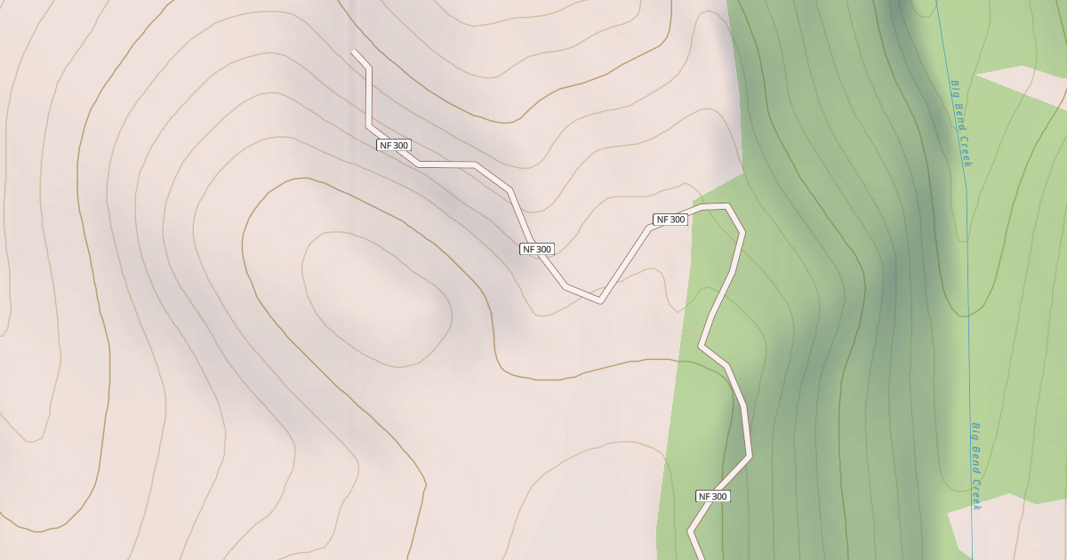 Map preview of BULLDOG CREEK - PYRAMID ROCK