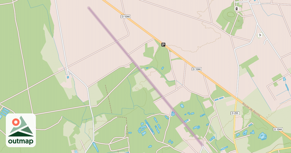 Map of Chemin des Romains