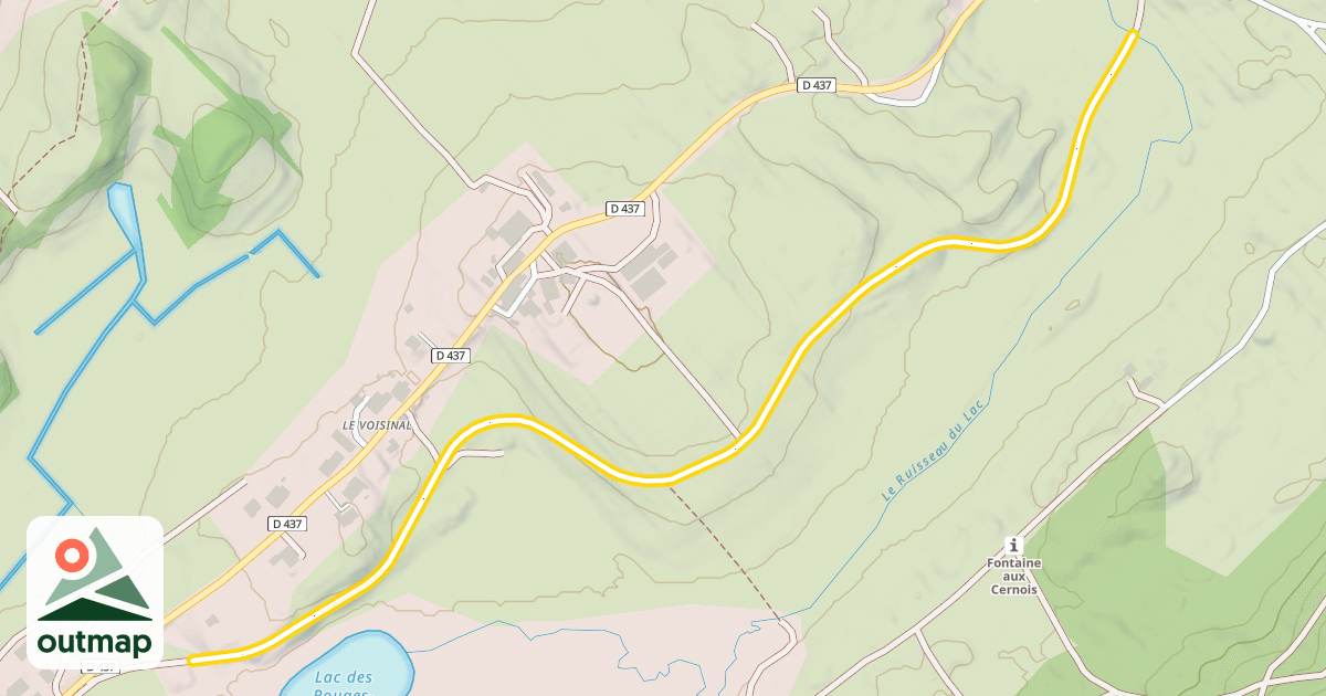 Map of Voie du tram