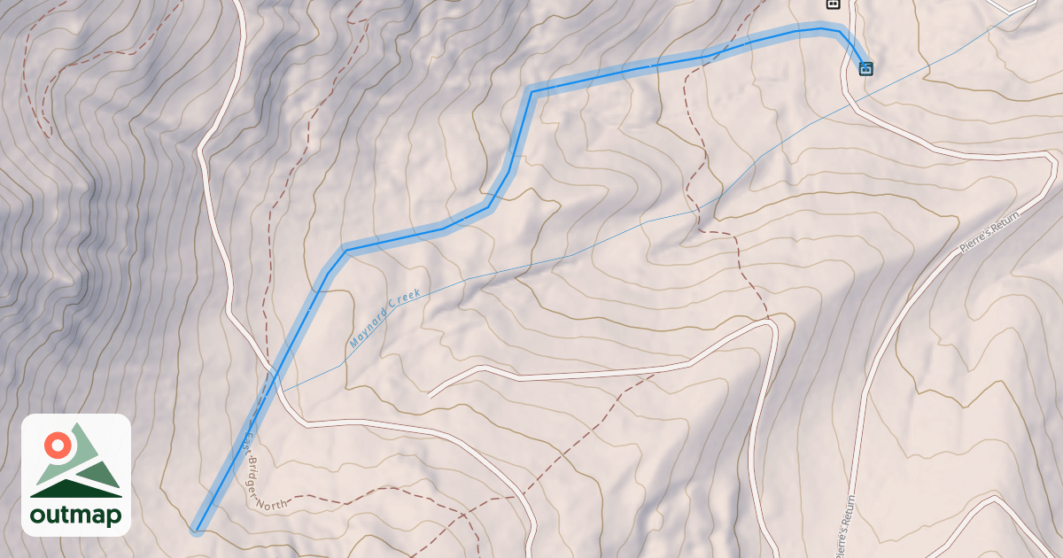 Map of Colter's